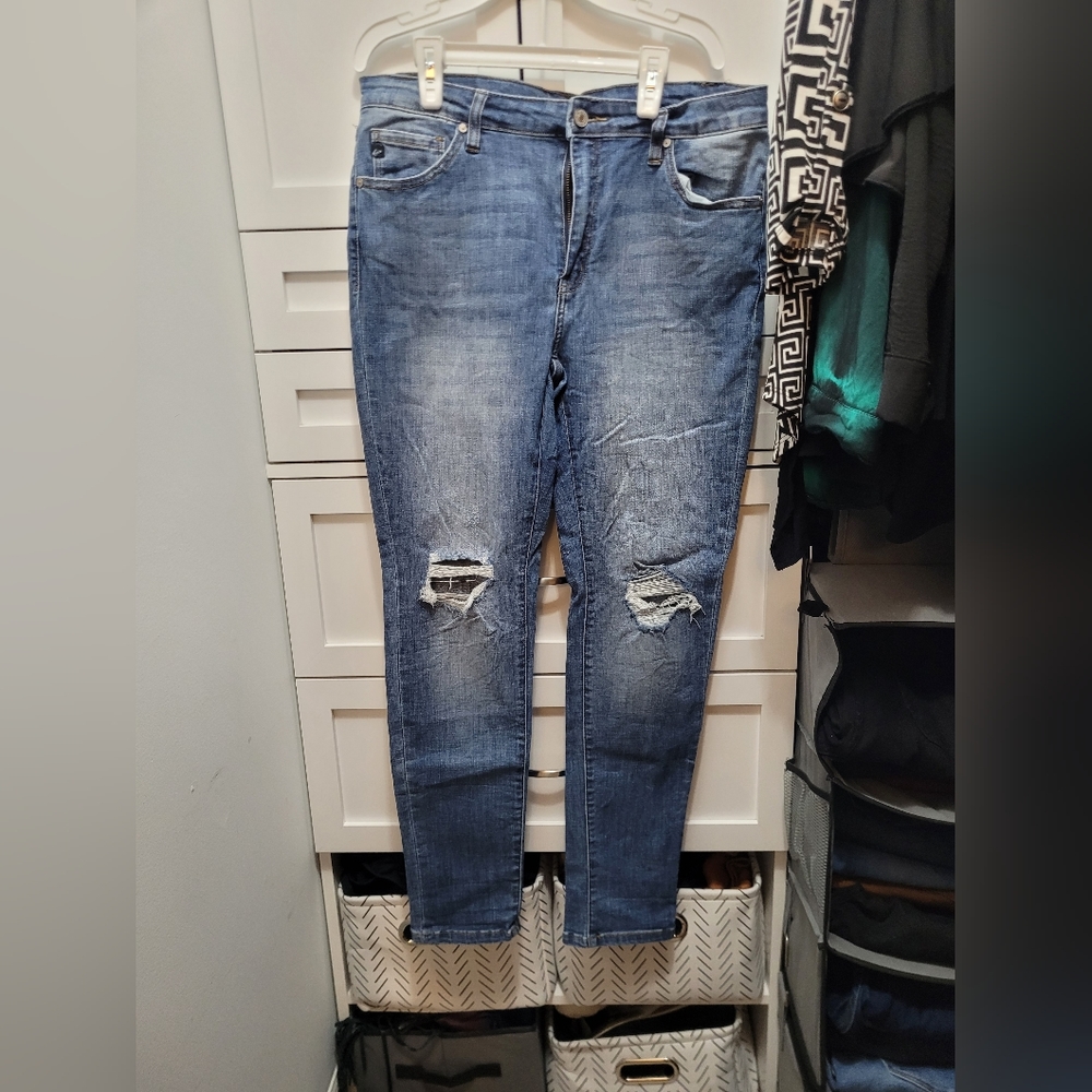 KanCan High Rise Ankle Skinny